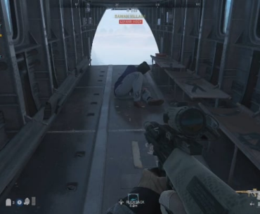 Got ejected from the Heli...