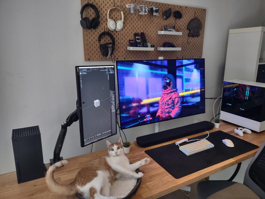 Oled gaming/editing/movie setup Oled gaming/editing/movie setup