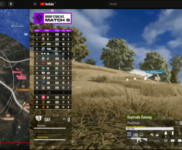 How do you watch PUBG Esports? This is how I do: 27 inch monitor - two 3rds are main stream and left one is map stream, but the size of map stream is the same as main stream, I just move it, so that empty stuff gets cropped.