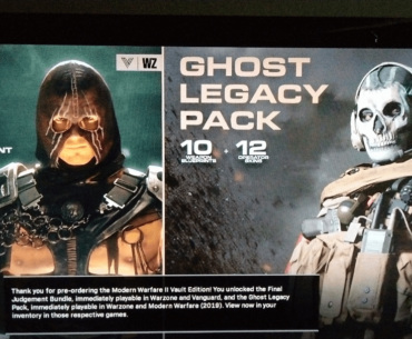 Problem with ghost legacy
