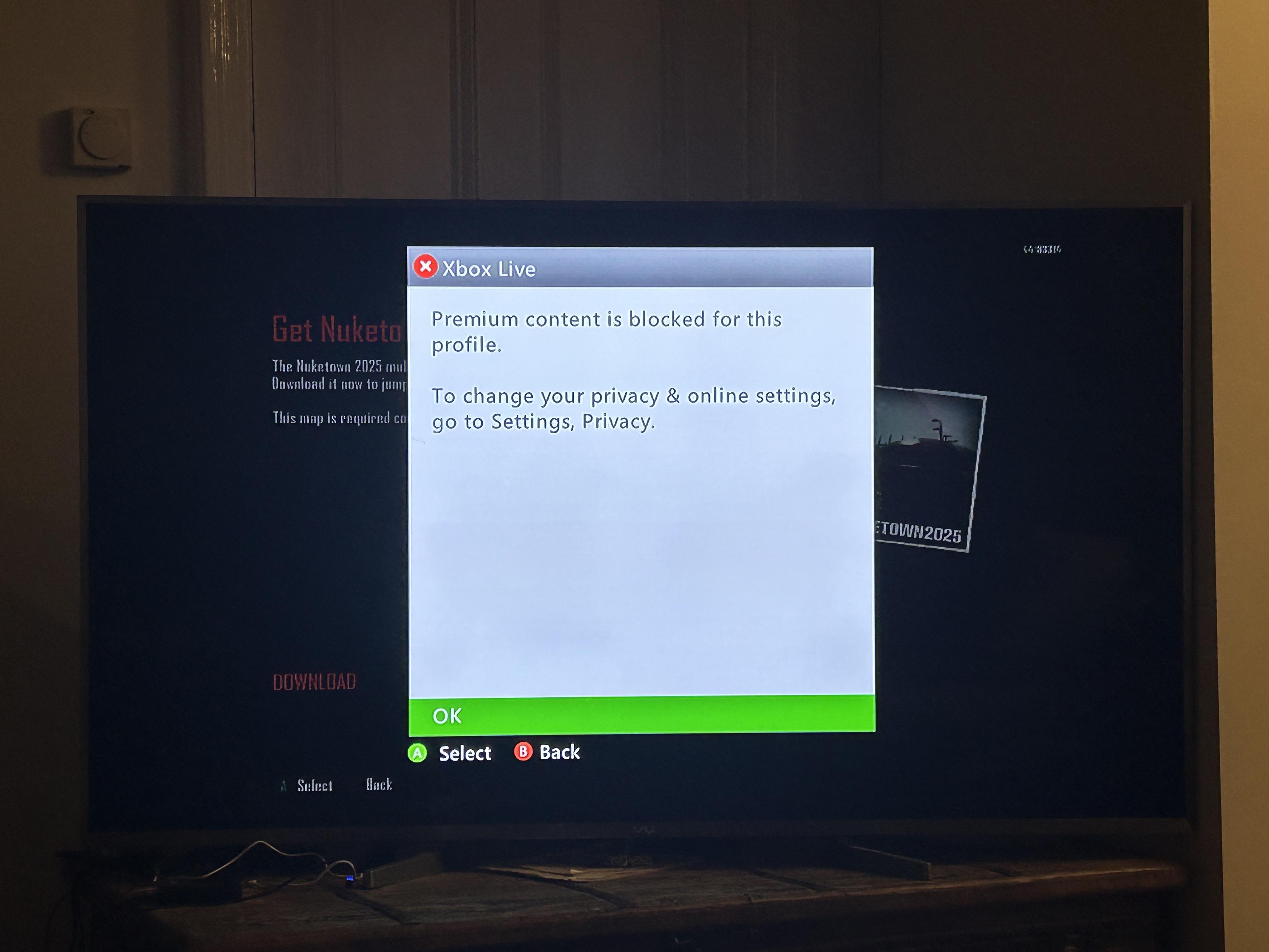 Just installed Black Ops 2 [BO2] onto my Xbox One, but got this message