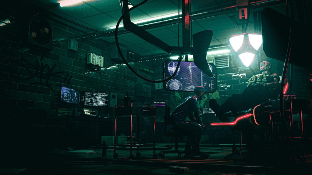 RipperDoc Clinic, Made in Blender