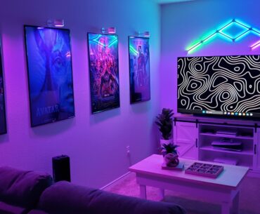Couch gaming battlestation. PC behind TV.