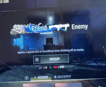My gamertag makes sense in the prog. killfeed skin menu