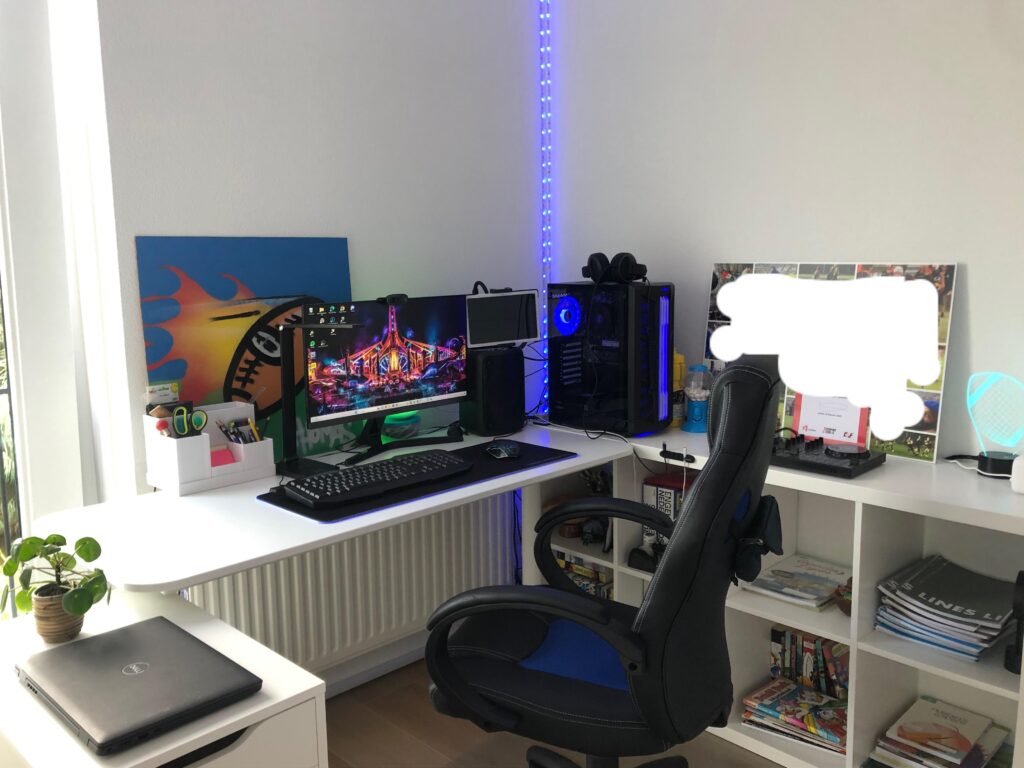 I want to put a shelf or something on the wall put should i have 1 big in the corner or 2 a bit above each other? Any thoughts?? Ideas for improvemt are welcome!