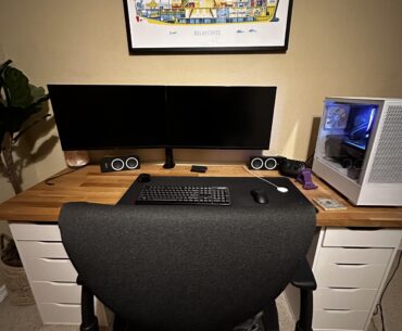 Here is my Ikea setup.