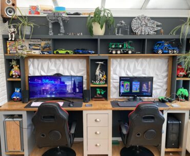 Just finished building this desk for me and my kids