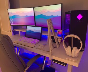 Working on my dual 27” setup. I feel like I need a wider desk.