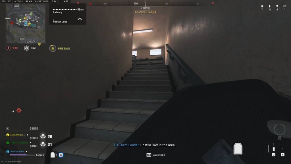 I actually got him with the STUCK!
