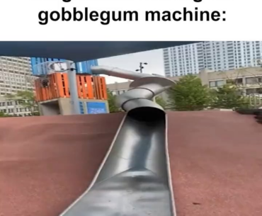 this mf flew out the slide LMFAO