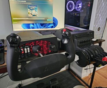 My 85 year old ex pilot grampa told me to come over and check out his new PC, and this is what I found...