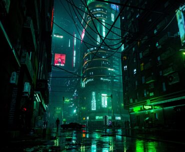 ''A Glimpse into the Dystopian Future'' - Blender Artwork