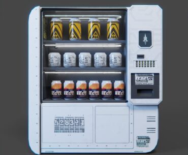 Vending Machine model | made in blender