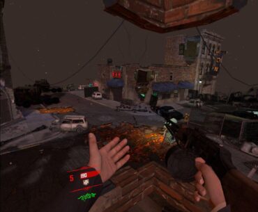 i was playing VR and…