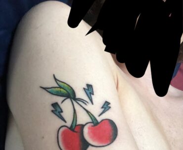 Got a new tattoo inspired by Electric Cherry 🍒 ⚡️