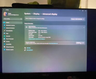 My monitar screen not displaying full screen