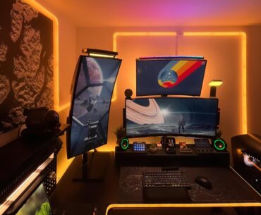 My Gaming and WFH nook in a small apartment in Vancouver