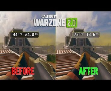 Call of Duty Warzone 2.0 | Optimization Guide | Up to 65% Performance Improvement (Competitive)