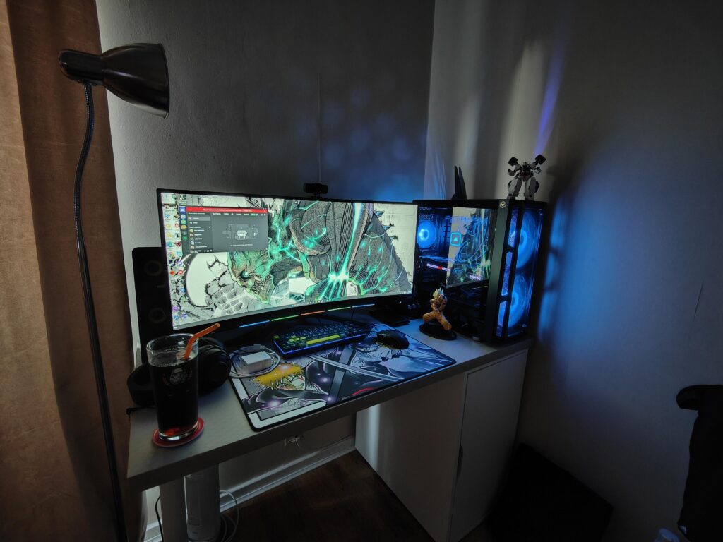 My new gaming setup, need advice or tips to help improve it