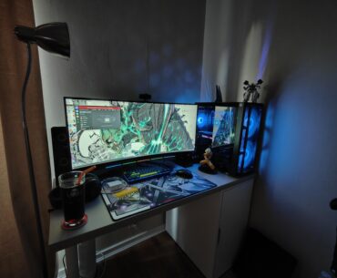 My new gaming setup, need advice or tips to help improve it