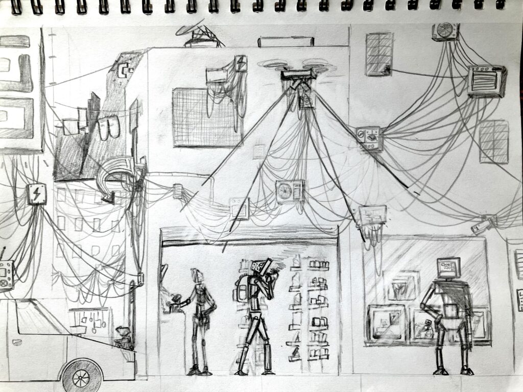 New drawing! Might color this one.
