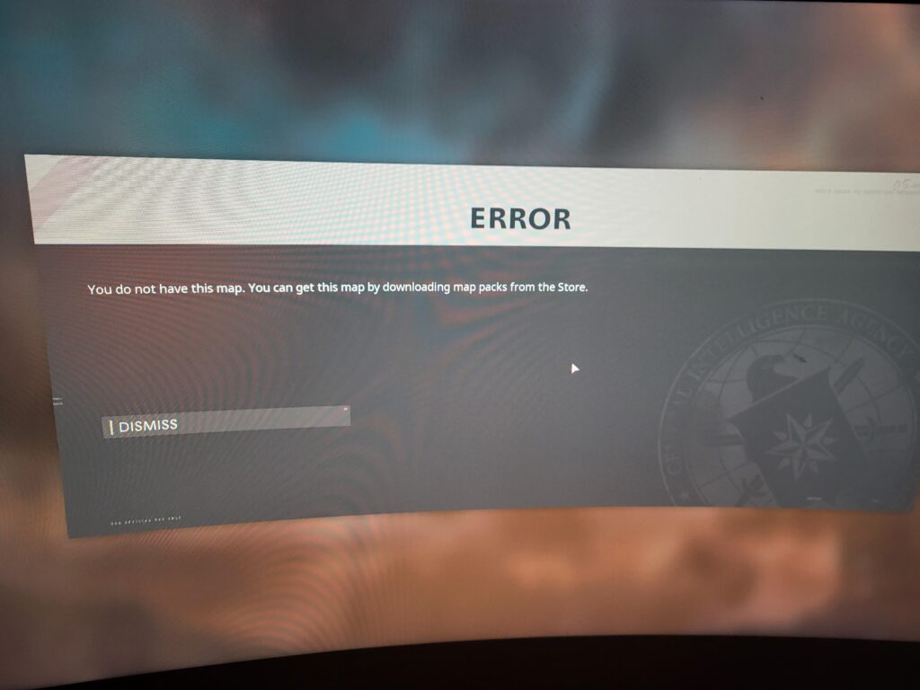 Never got this before.