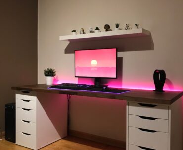 Finally finished my Ikea desk setup! What do you guys think?