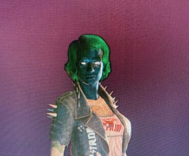Why’s my V’s head gone black with white eyes?