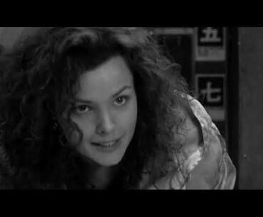 Johnny Mnemonic in Black and White with Cyberspace in color