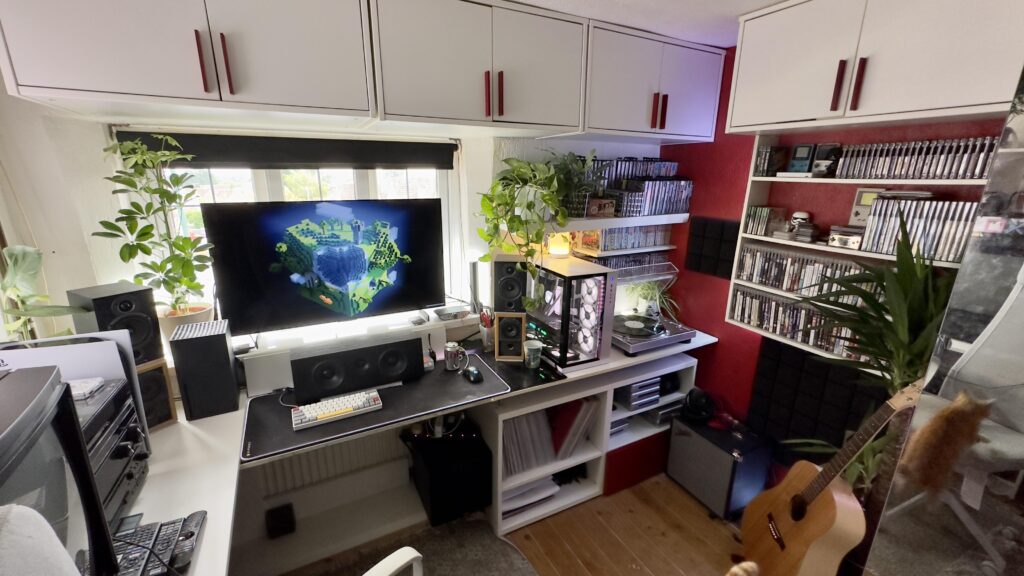 PC, Console gaming, Vinyl, Retro, 7.1 Atmos, Hi-Fi and Music setup.