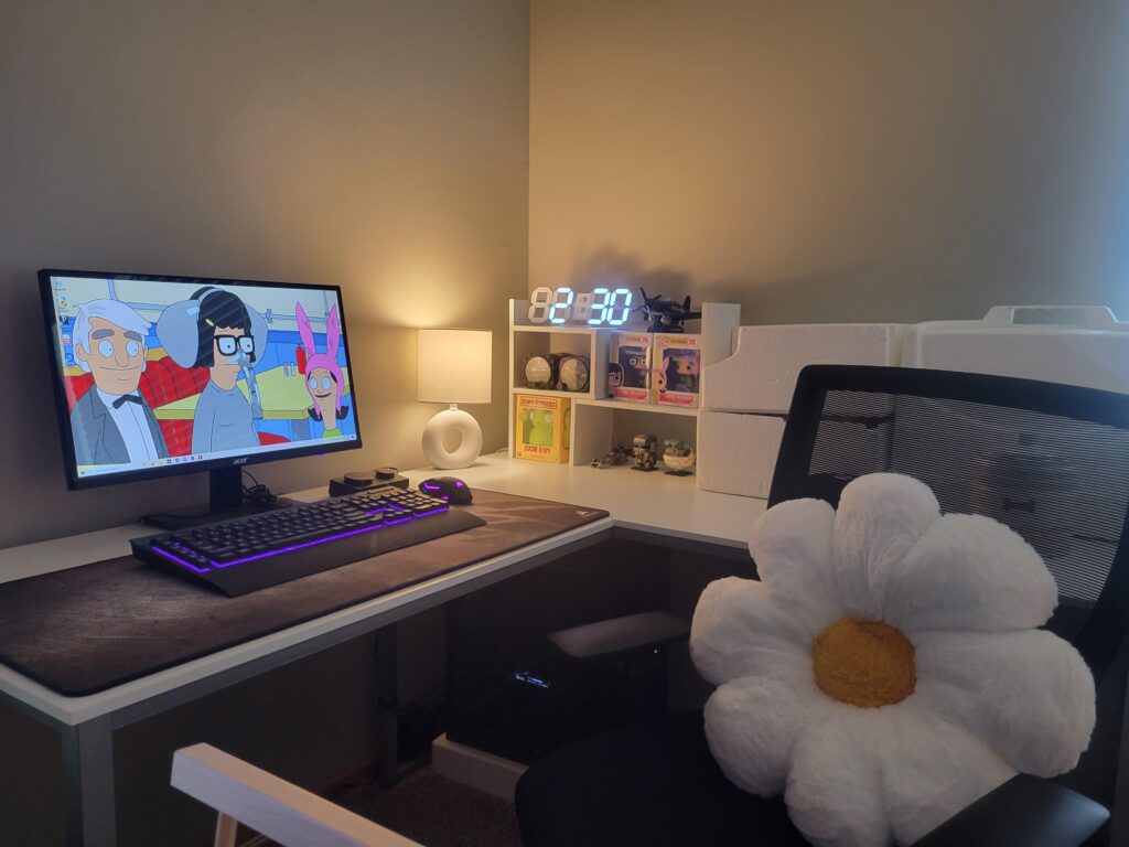 My setup is finally complete🍔