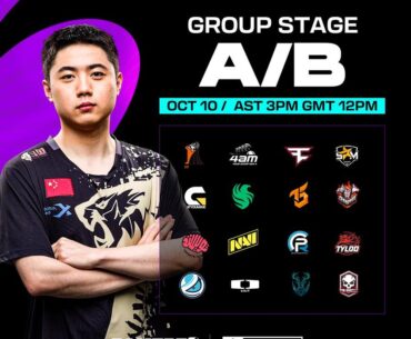 REMINDER: PGS2 Group Stage A vs B Day 1 starts tomorrow!! ⏰ 15:00 PM (in AST, GMT +3)