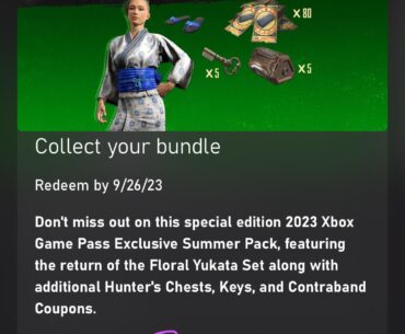 Xbox Game Pass Perk Giveaway (Single Use)