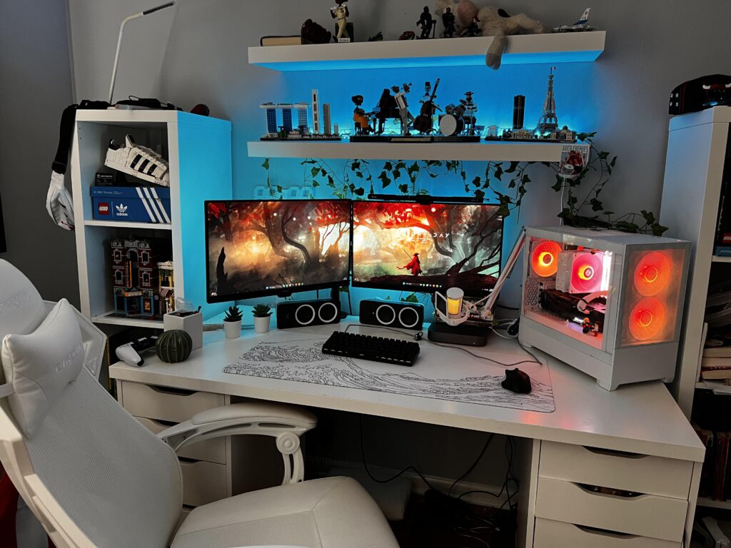 What can I do to cosmetically improve my setup? (Besides the pc)