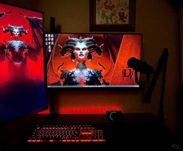 Simple gaming/streaming station.