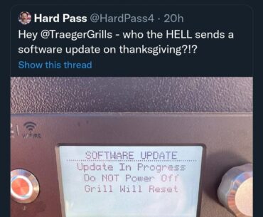Ten bucks says these grills all become either unuseable, or substantial security vulnerabilities once their software stops getting updated in a few years.