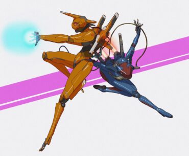 Bubblegum-Evangelion by Tom Garden [Evangelion X Bubblegum Crisis]