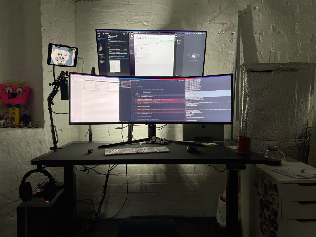Basement setup. Had none of this prior to lockdown.