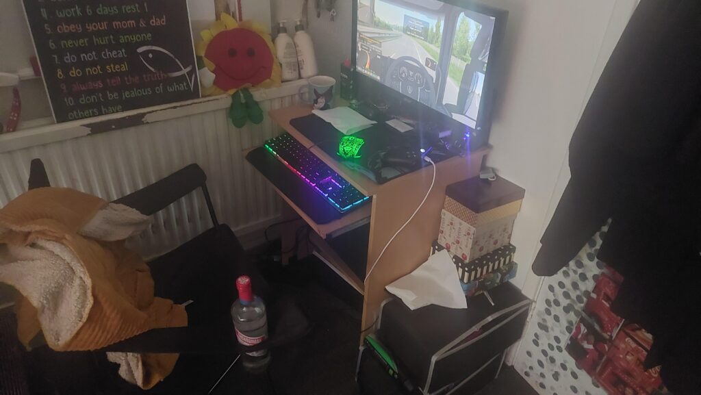 Just clocked 12 hour shift in Euro truck sim