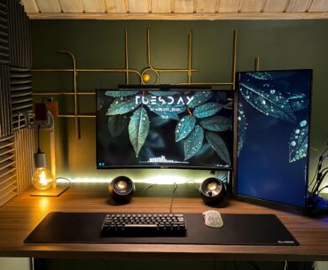 Just finished installing the acoustic panels and now I think my setup ready. What do you think?