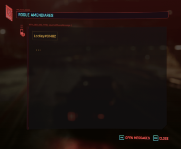 whats this? rogue sent a message with no further explanation