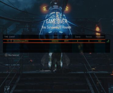 highest round so far on the giant, stupid downs before 50 really screwed me over