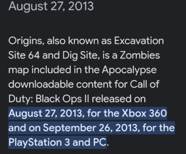 Happy late birthday Origins!