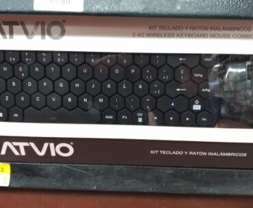 This wireless keyboard and mouse combo I found at a Mexican Walmart