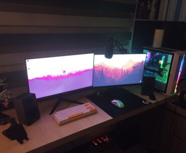 Made some changes over the months. (1st pic is my current setup) (2nd pic is how it was early 2022)
