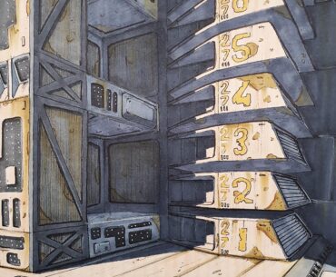 Yet another city from my sketchbook.
