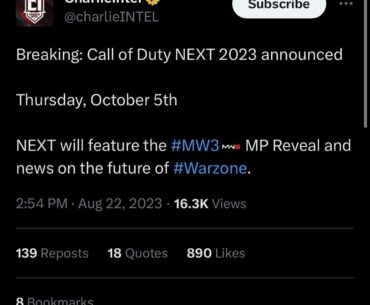 NEXT 2023 Announced