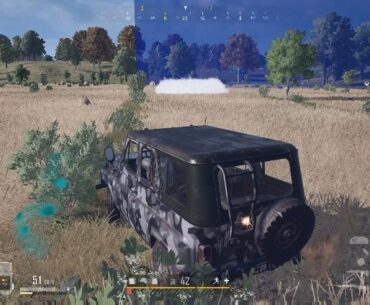 Chix dinner when my empty UAZ ran over last enemy after he knocked me from it.