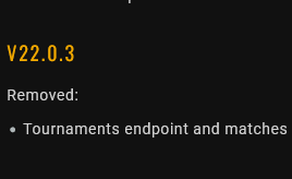 [rant] F**k you PUBG!!Why the hell you damn bastards removed tournameNTs endpoints in API??? The F**k you think I am supposed to do, go get data of one player and filter when player was playing in a tournament??? I know I dodnt post a lot stats here, but I did sometimes. Well no more. Thanks PUBG!!!