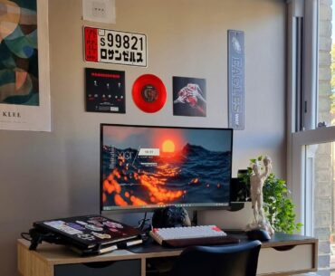 First setup after graduating university - runs off a Gigabyte Aero 15-XB